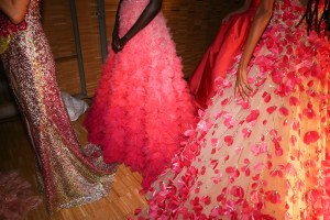 Backstage at Elie Saab Couture Spring 2022