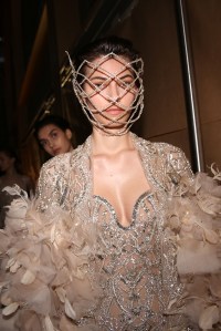 Backstage at Elie Saab Couture Spring 2022