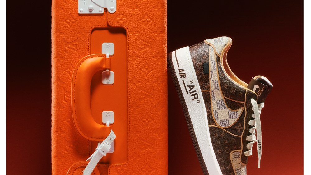 The Louis Vuitton and Nike “Air Force 1” by Virgil Abloh and pilot case to be auctioned exclusively at Sotheby's.