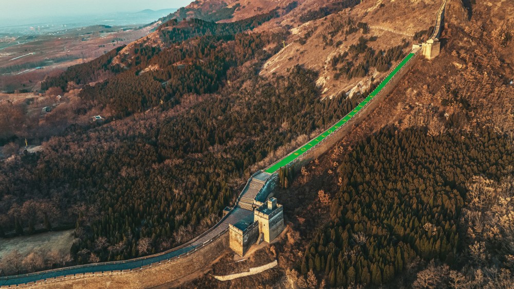 Bottega Veneta takes over part of the Great Wall for Chinese New Year