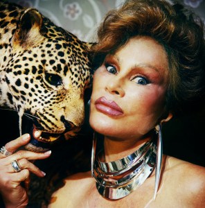 Jocelyne Wildenstein at home, New York, 1998
