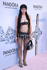 NEW YORK, NEW YORK - SEPTEMBER 06: Julia Fox attends as Pandora Celebrates Lab Grown Diamonds With A New Diamond District on September 06, 2023 in New York City. (Photo by Mike Coppola/Getty Images for Pandora)