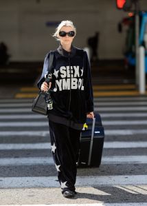 LOS ANGELES, CA - MARCH 28: Julia Fox is seen at Los Angeles International Airport (LAX) on March 28, 2024 in Los Angeles, California.  (Photo by Rachpoot/Bauer-Griffin/GC Images)