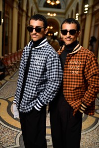 Backstage at Kenzo Fall 2022