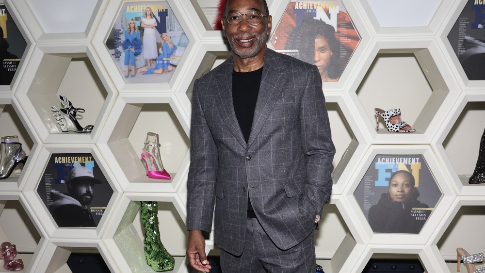 Larry Miller attends the 35th Annual Footwear News Achievement Awards in 2021