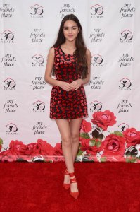 My Friends Place 30th Anniversary Gala, Hollywood Palladium. 07 Apr 2018 Pictured: Olivia Rodrigo. Photo credit: David Edwards / MEGA TheMegaAgency.com +1 888 505 6342 (Mega Agency TagID: MEGA198211_038.jpg) [Photo via Mega Agency]