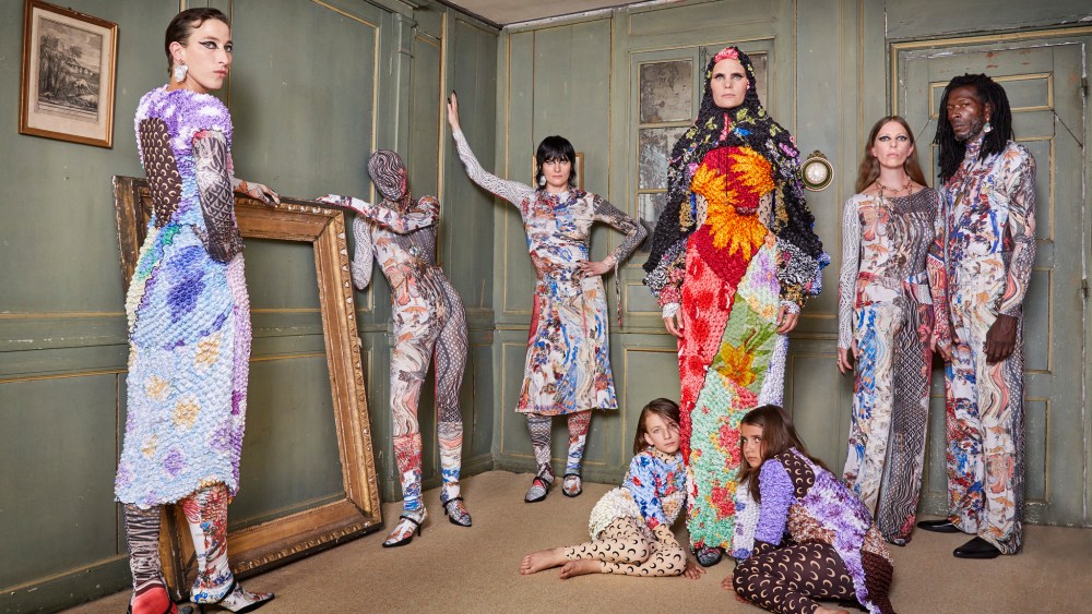 An image from Marine Serre's Spring 2022 campaign