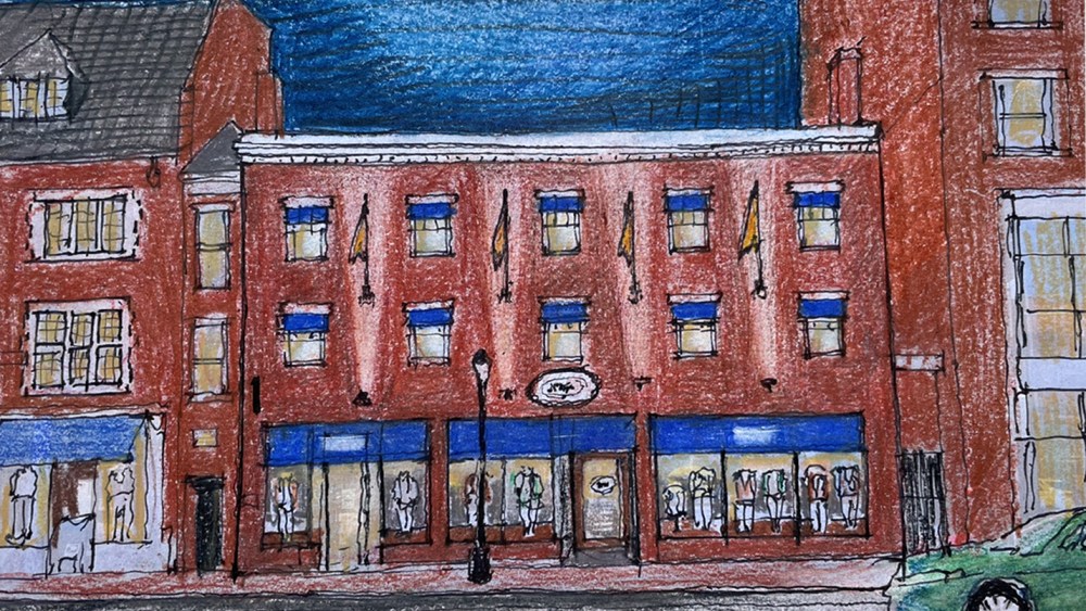 A rendering of the new J. Press store.