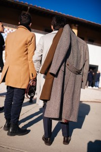 Street style at Pitti Uomo 101.