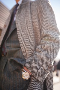 Street style at Pitti Uomo 101.