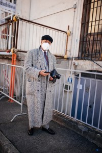 Street style at Pitti Uomo 101.