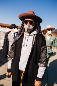 Street style at Pitti Uomo 101.