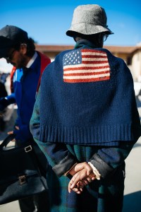 Street style at Pitti Uomo 101.