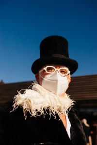 Street style at Pitti Uomo 101.