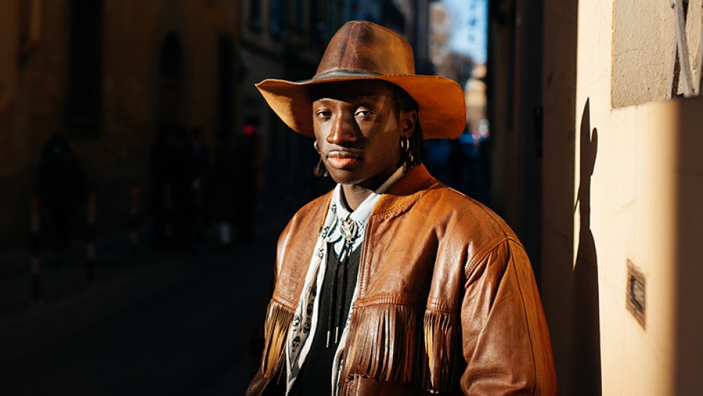 Street style at Pitti Uomo 101.