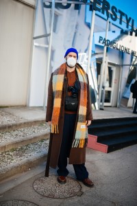 Street style at Pitti Uomo 101.