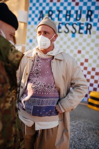 Street style at Pitti Uomo 101.