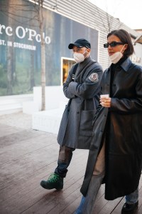 Street style at Pitti Uomo 101.