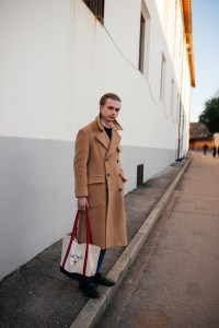 Street style at Pitti Uomo 101.