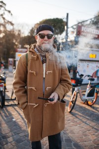Street style at Pitti Uomo 101.