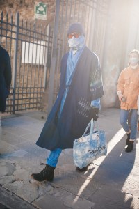 Street style at Pitti Uomo 101.