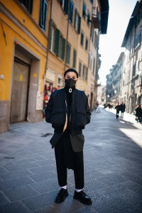 Street style at Pitti Uomo 101.