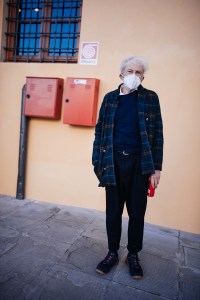 Street style at Pitti Uomo 101.