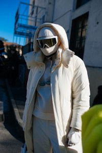 Street style at Pitti Uomo 101.