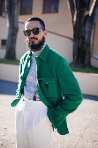 Street style at Pitti Uomo 101.
