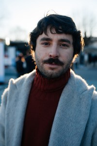 Street style at Pitti Uomo 101.