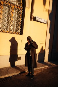 Street style at Pitti Uomo 101.