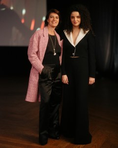 Irène Jacob and Zbeiba Belhajamor