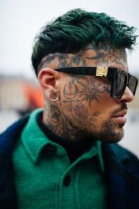 Street style at Paris Haute Couture Week Spring 2022.
