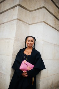 Street style at Paris Haute Couture Week Spring 2022.