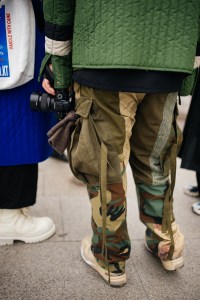 Street style at Paris Haute Couture Week Spring 2022.