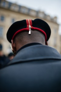Street style at Paris Haute Couture Week Spring 2022.