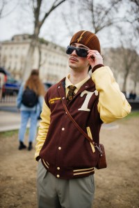 Street style at Paris Haute Couture Week Spring 2022.