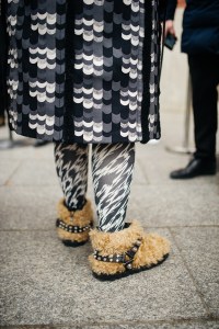 Street style at Paris Haute Couture Week Spring 2022.