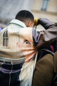 Street style at Paris Haute Couture Week Spring 2022.