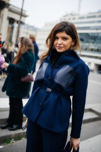Street style at Paris Haute Couture Week Spring 2022.
