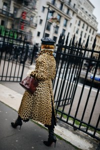 Street style at Paris Haute Couture Week Spring 2022.