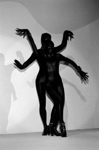 Thierry Mugler Retrospective Fashion Show And General Ambiance At The Sixth Annual California Fashion Industry Friends of AIDS Project In Century City, 1992.