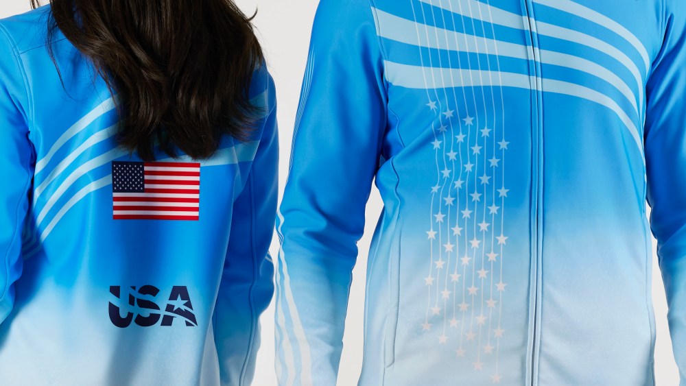 The USA Curling uniforms created by Columbia.
