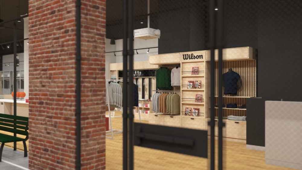 The new store is located near outposts for Nike, Adidas, Lululemon and other rival brands.