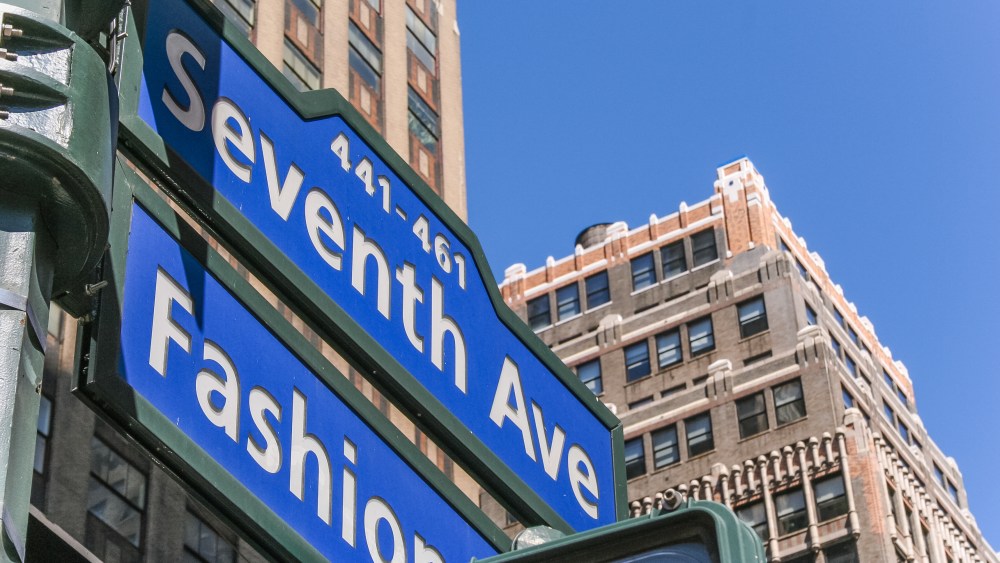 Seventh Avenue in New York's Garment Center.