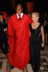 Andre Leon Talley and Carolina Herrera attend the 24th Annual Fashion Group International Awards at Cipriani's in New York.