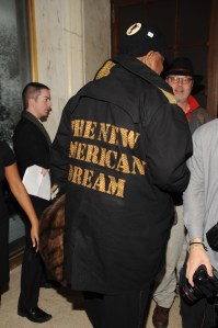Andre Leon Talley attends Gucci's UNICEF dinner at the Plaza Hotel's Oak Room.