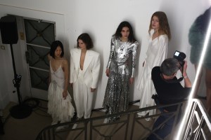 Backstage at Alexandre Vauthier Couture Spring 2022