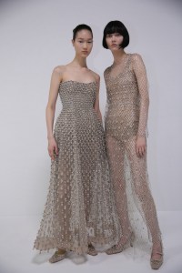 Backstage at Christian Dior Couture Spring 2022