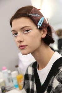 Backstage at Christian Dior Couture Spring 2022